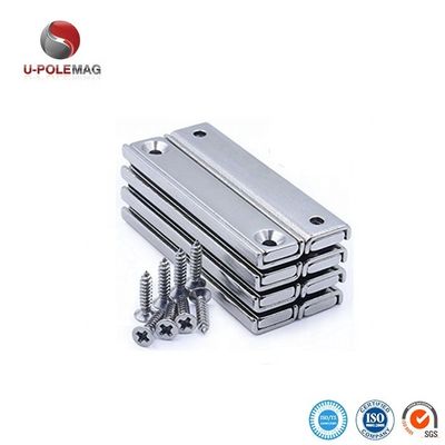 65 LB Potenza di tenuta Ndfeb Magnete industriale con sistema di precisione /- 0,05 mm Grado NdFeB