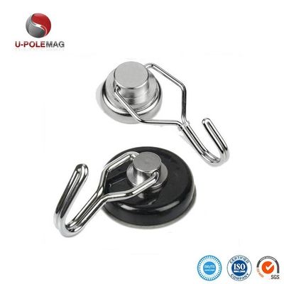 Magneti di Neodimio di Terre Rare Magnetic Hook Heavy Duty Magneti di Neodymium Progettazione aggiornata con cara girevole