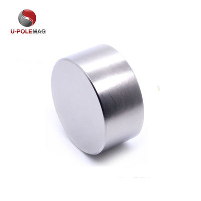 191g Peso N52 Magnete a disco d'argento Neodimio D40x20mm con direzione magnetizzata assiale