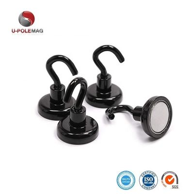 Magnete al neodimio Magnete a pentola decorativo con gancio D10mm-75mm e potente gancio magnetico