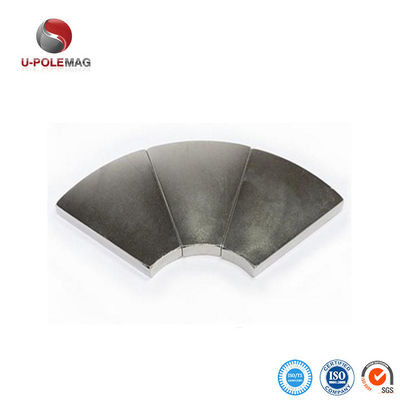 Magnete di neodimio a settorato N42 rivestito in Ni-Cu-Ni per motore a magnete permanente professionale