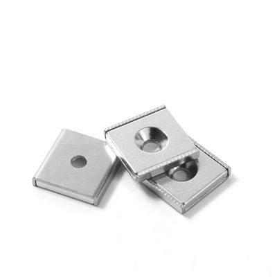 NdFeb Block Magnet Steel Channel POT con 1 buco anti-mercato per la lavorazione industriale