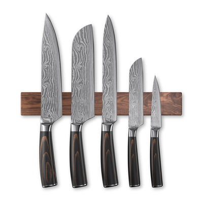 Coltello da 16 pollici a grano di noce a striscia magnetica opzionale taglia 14 pollici per scuola di cucina