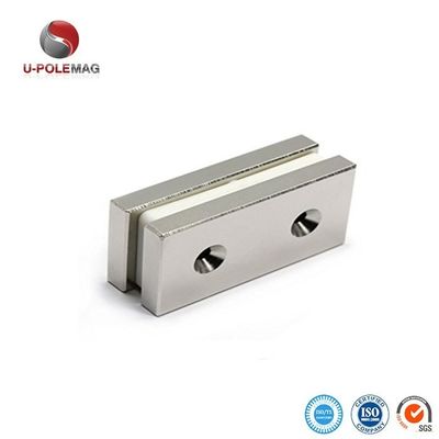 Magnete industriale N35 Buco anti-affondamento 5 mm Blocco Magneti di neodimio di terre rare forti