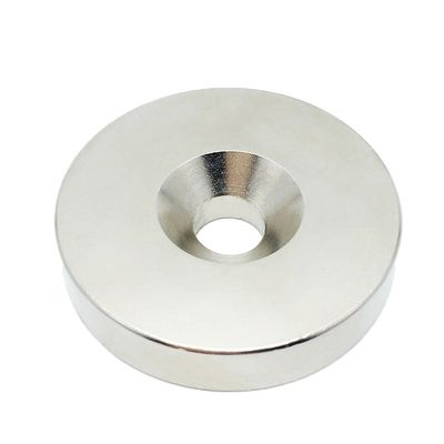 Magnete di neodimio N52 con forma di magnete industriale, forma di vaso e foro anti-sottocoperto