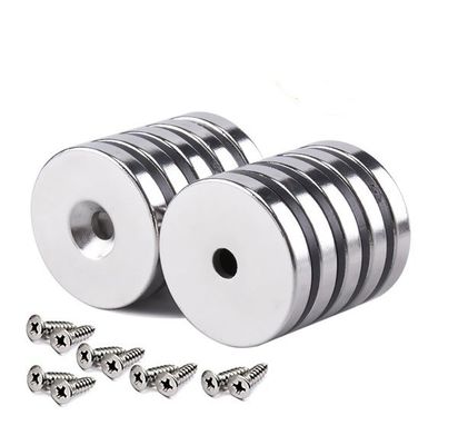 Magnete di neodimio N52 con forma di magnete industriale, forma di vaso e foro anti-sottocoperto