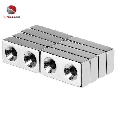 Magnete rettangolare di neodimio permanente di 25,4 x 12,7 x 6,35 mm con forza magnetica forte
