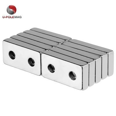 Magnete rettangolare di neodimio permanente di 25,4 x 12,7 x 6,35 mm con forza magnetica forte