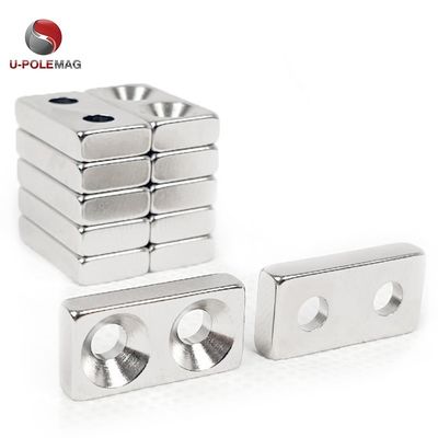 Magnete rettangolare di neodimio permanente di 25,4 x 12,7 x 6,35 mm con forza magnetica forte