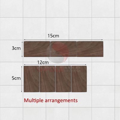 Tenitore di coltello magnetico in legno sostenibile per parete STRONG magneti al neodimio striscia adesiva