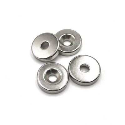 Magnete personalizzato N52 Magnete a disco di neodymium di terre rare con buco di contraffusione