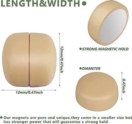 Tolleranza ± 0,05 mm Strong Hijab Magnetic Pins con colori personalizzati e finitura opaca