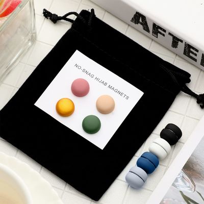 Pini di Hijab Magnetici Rotondi Magneti Multi Più Forti per Accessoari per la Testa Musulmana Donne