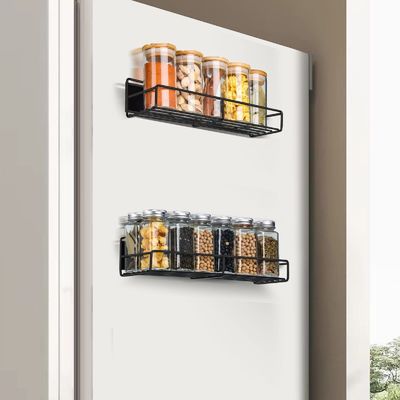 Organizzatore di deposito magnetici a doppio livello per frigoriferi e cucine