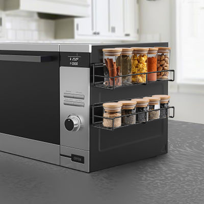 Organizzatore di deposito magnetici a doppio livello per frigoriferi e cucine