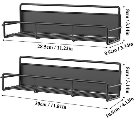 Super risparmio di spazio Magnetico spice Rack per frigorifero Materiale di metallo Magnete forte