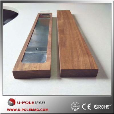 16 pollici di legno magnetico professionistico coltello striscia di risparmio di spazio del coltello scaffale con potenza ideale per blocchi sacchetti a rotolo