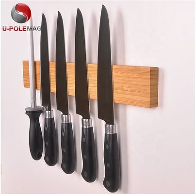 Coltello da cucina in legno di bambù Tenitore magnetico Forte Potente coltello scaffale di archiviazione Display organizzatore