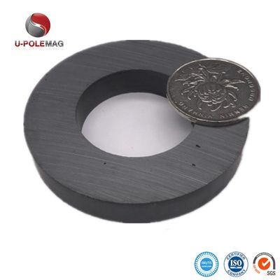 Magnete a anello di ferrite permanente con tolleranza di precisione di /-0,05 mm Diametro esterno 120 mm