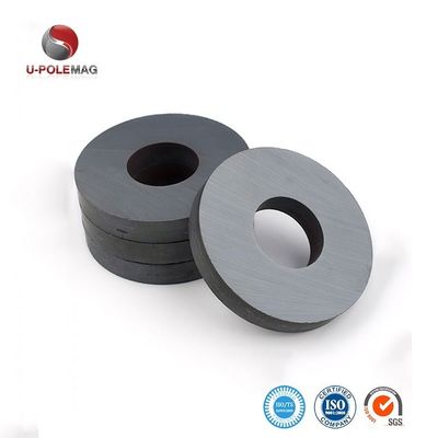 Magnete a anello di ferrite permanente con tolleranza di precisione di /-0,05 mm Diametro esterno 120 mm