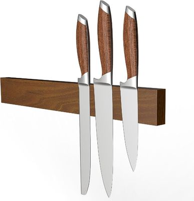 Personalizza la tua cucina accettando il logo personalizzato per le strisce di coltello magnetici in legno di acacia