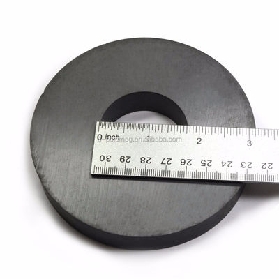 OD 115 mm x ID 45 mm x T20 mm Magnete ad anello ceramico grande C8 con materiale permanente