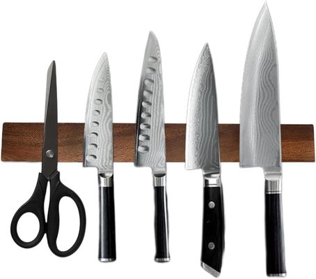 Personalizza la tua cucina accettando il logo personalizzato per le strisce di coltello magnetici in legno di acacia