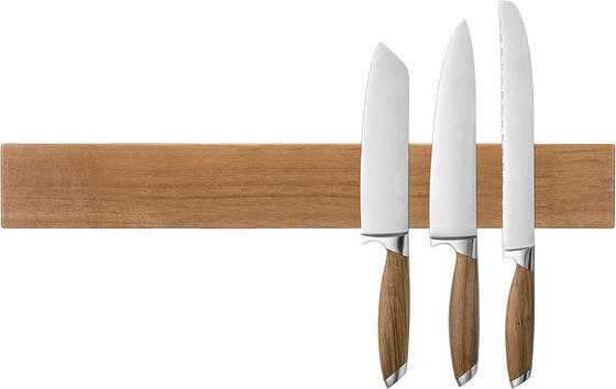 Personalizza la tua cucina accettando il logo personalizzato per le strisce di coltello magnetici in legno di acacia