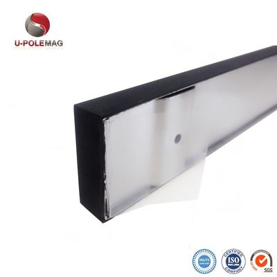 Striscia di coltello in silicone nero opaco da 16 pollici con porta coltello magnetico