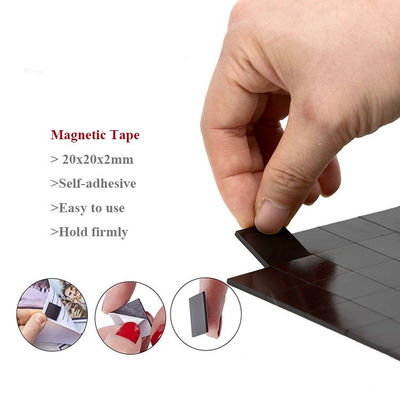 Nastro magnetico di gomma flessibile di grado diretto/rollo/foglio personalizzato con rivestimento adesivo 3M