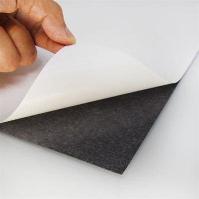 Tempo di produzione del campione 15-18 giorni Magnete di gomma Flessibile Magnetico a foglio con adesivo A4*0.75mm