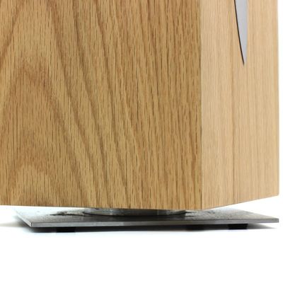 Sostenibile 300x150x150mm 4 lati coltello magnetico blocco 360 porta coltello in legno rotabile