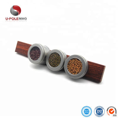 Portatore di coltello magnetico in legno di noce per muro completamente chiuso Spedizione via mare/aria/espresso