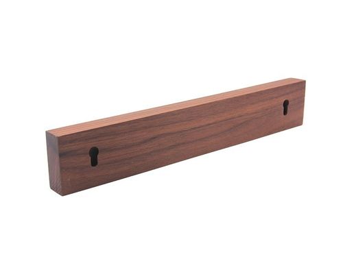 Portatore di coltello magnetico in legno di noce per muro completamente chiuso Spedizione via mare/aria/espresso