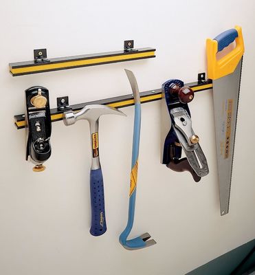 24 "Strong Storage Tool Organizer Bar Set Permanente di risparmio di spazio per il laboratorio del garage