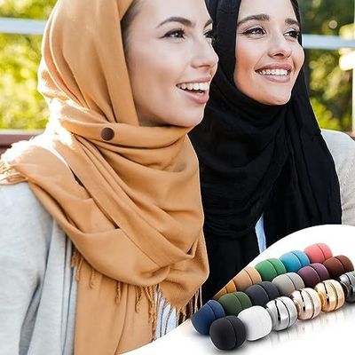 Magazzino di moda Magneto forte Pin Hijab per donne Sciarpa multicolore Pin magnetici