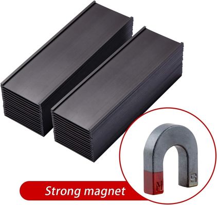 Disegno funzionale Portatori di etichette a canale a profilo C magnetici per scaffalature e scaffalature metalliche