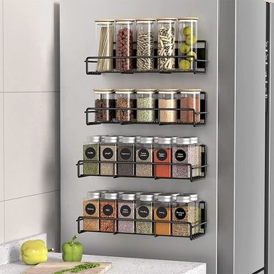 Organizzatore magnetico per frigorifero Mantenere le spezie al loro posto con acciaio al carbonio resistente