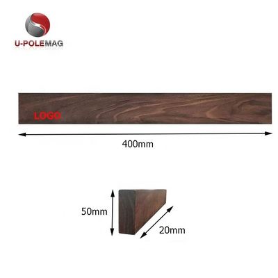 Porta coltello magnetico da 16 pollici a noce scura per il muro Tieni i coltelli a portata di mano