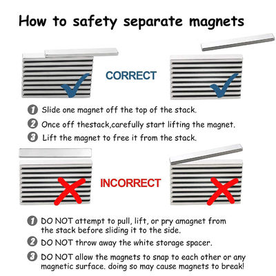15x10x3mm Magnete industriale Neodimio Lizzo Magnete per fai da te Sistema frigorifero impermeabile