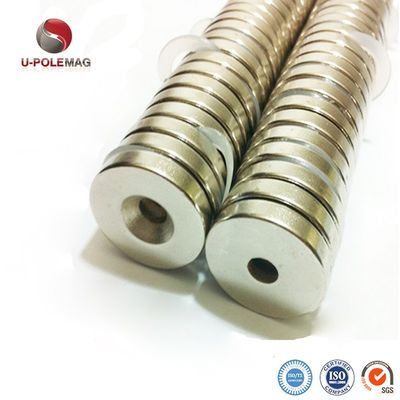 Magnete a disco vuoto N52 con buco di controsuccesso 10 e tolleranza ±10%