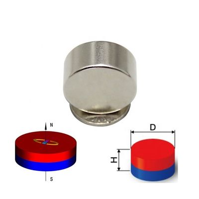 Potente magnete di terre rare NdFeb permanente N52 magnete di neodimio circolare assiale D30x10mm