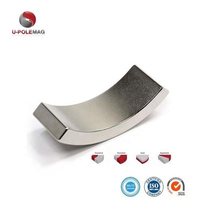 Magnete a forma di segmento di neodimio su misura Magnete ad arco per motore di grado M.H.SH.UH.EH.AH