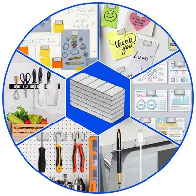 Magneti al neodimio a blocco forte personalizzati 20 mm X 10 mm X 2 mm Magneto con tolleranza ± 1%