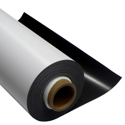 Stampa su misura Ferrite gomma morbida rotolo magnetico rotolo di foglio magnetico flessibile con adesivo