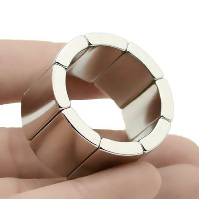 Magnete Ndfeb di alto grado di controsuccesso Magneti ad arco di neodimio con certificazione ISO9001 2000