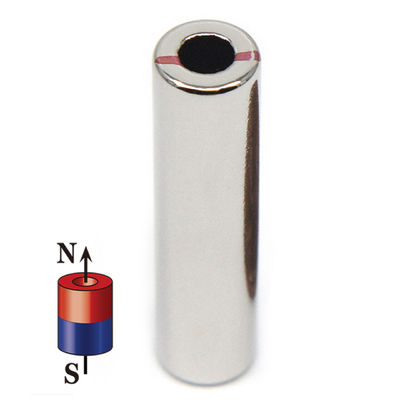 Servizio di taglio Personalizzato Permanente Magnetizzato Axialmente Diametralmente Magnetizzato N52 Magnete Neodimio cilindro cavo