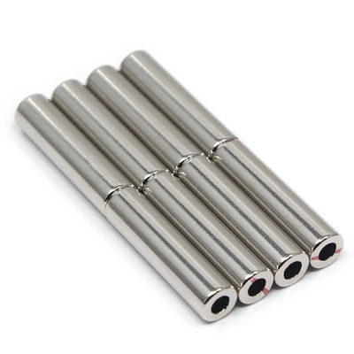 Servizio di taglio Personalizzato Permanente Magnetizzato Axialmente Diametralmente Magnetizzato N52 Magnete Neodimio cilindro cavo
