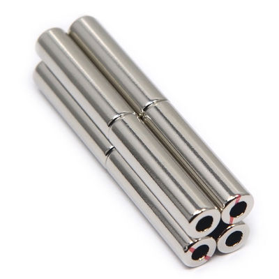 Servizio di taglio Personalizzato Permanente Magnetizzato Axialmente Diametralmente Magnetizzato N52 Magnete Neodimio cilindro cavo