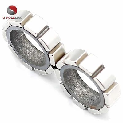 Forma di ingranaggio magnetico permanente in neodimio con tolleranza di taglio ± 0,05 mm